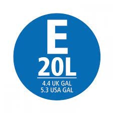 AFVALZAK MET TREKBANDSLUITING 'PERFECTFIT' E, 20 LITER LAAG (AFVALZAK 20 LITER, 20 STUKS/ROL)